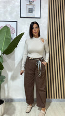 Pantalone Marrone art.10471