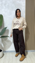 Jeans Balloon Marrone art.2351