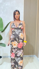 Abito Tropical Marrone