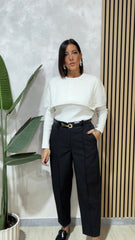 Pantalone Sigaretta Nero art.30131