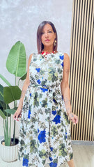 ABITO CANDIDA FIORI BLU