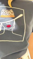 T-Shirt Cappello Nera