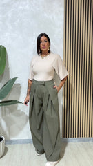 Pantalone Hakama Verde