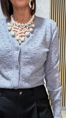 Cardigan Aura Grigio