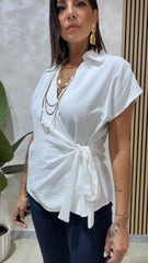 Camicia Portafoglio Bianca