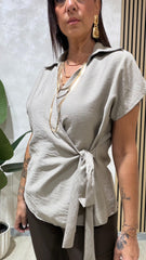 Camicia Portafoglio Beige