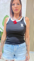 Canotta R Nera