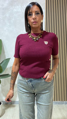 Maglia Orsetto Bordeaux