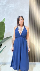 Abito Camelia Blu
