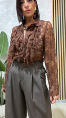 Camicia Soft  Marrone