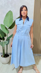 Coordinato Safari Celeste