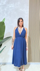 Abito Camelia Blu