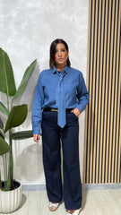 Pantalone Office Blu