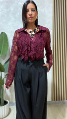 Camicia Soft  Bordeaux