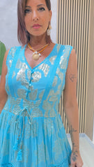 Abito Evelin Azzurro
