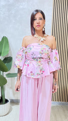 Top Fiore Rosa