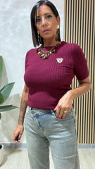 Maglia Orsetto Bordeaux