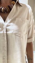Camicia Isa Beige