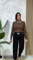 Jeans MoM Nero art.6870-B