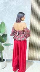 Top Fiore Rosso