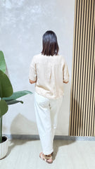 Jeans Crema art.030
