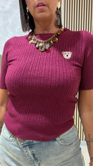 Maglia Orsetto Bordeaux