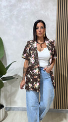 Blazer Flora Marrone