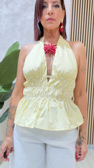 Top Polly Giallo