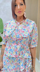 Coordinato SUMMER Bianco/Azzurro