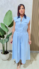Coordinato Safari Celeste