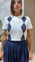 Gilet+Maglia Bianca