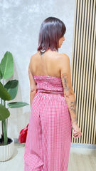 Coordinato Quadretti Rosso