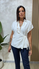 Camicia Portafoglio Bianca