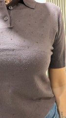 Maglia Polo Migo Marrone