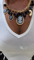 Collana Cameo Nera