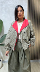 Bomber Quadretti Verde