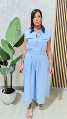 Coordinato Safari Celeste