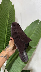 Mocassino Scamosciato Marrone