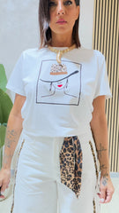 T-Shirt Cappello Bianca