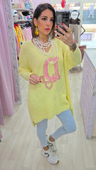 MAXI MAGLIA  DR GIALLO