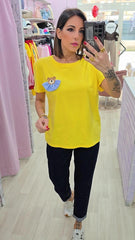 T-SHIRT ORSO GIALLA