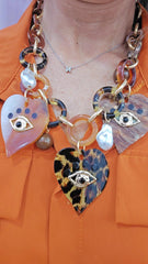 COLLANA CUORI ANIMALIER