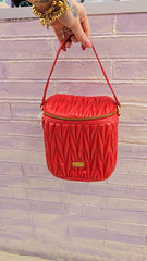 BORSA SECCHIELLO COVERI ROSSA