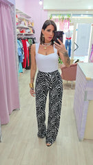 PANTALONE IN LYCRA ZEBRATO