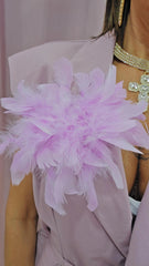 SPILLA PIUMA GLICINE