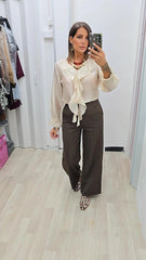 PANTALONE ART.9228 MARRONE