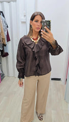 CAMICIA ROUGE MARRONE