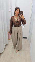 Pantalone Tortora art.6271