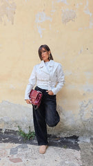 Chiodo Ecopelle Bianco