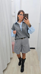 PULL IN CAMICIA GRIGIO